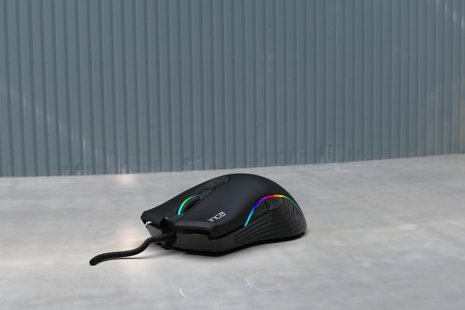 İnca IMG-GT15 RGB 4800 Dpı MacroKeysProfessional Gaming (1,5mt Kablo 3,5MM Bakır ) Örgülü 7 prog - Görsel 2
