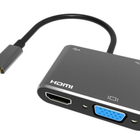 Vcom CU451 Type-C To Vga Hdmi Usb Type-C Çevirici