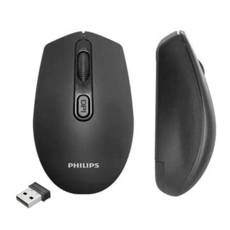 Philips SPK7405  2.4Ghz 800-1600Dpı Kablosuz Optik Mouse (10Mt)(Pil İçinde)