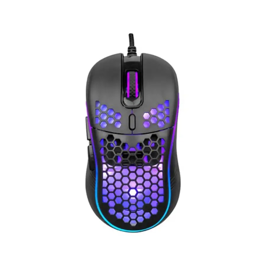 Hytech HY-X6 3600DPI 7 Button RGB Story Siyah Gaming Oyuncu Mouse (1,5Mt Örgülü Kablo Uzunluğu)