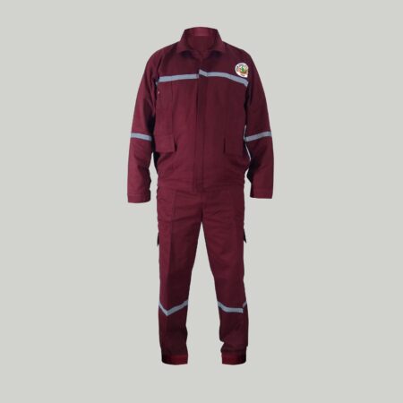 EB703 - Bordo  Yangıncı Elbisesi Takım