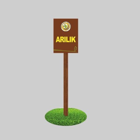 TB309 - Ayaklı Ahşap Tabela (Arılık)